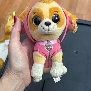 Ty Plush Dog Toy in Pink Outfit